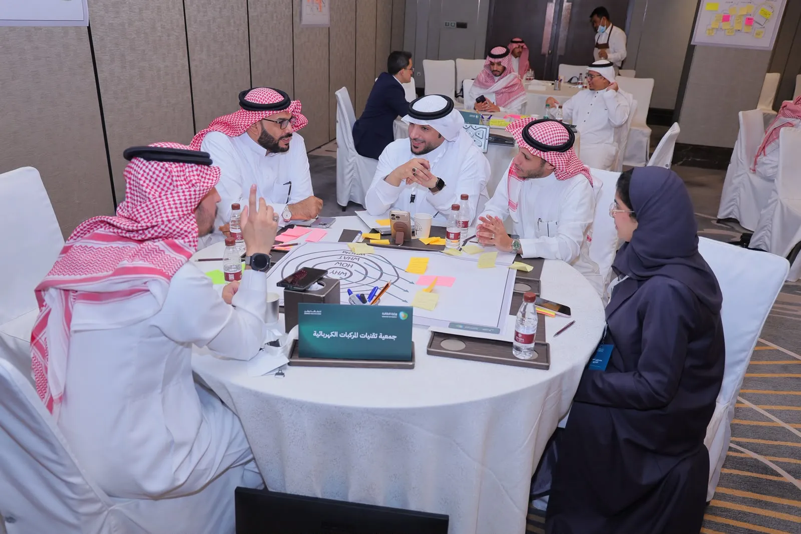 جانب مشاركة جمعية تقنيات المركبات الكهربائية في برنامج «مزيج» لبناء القدرات المؤسسية